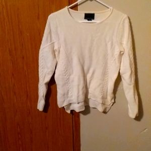 White sweater,